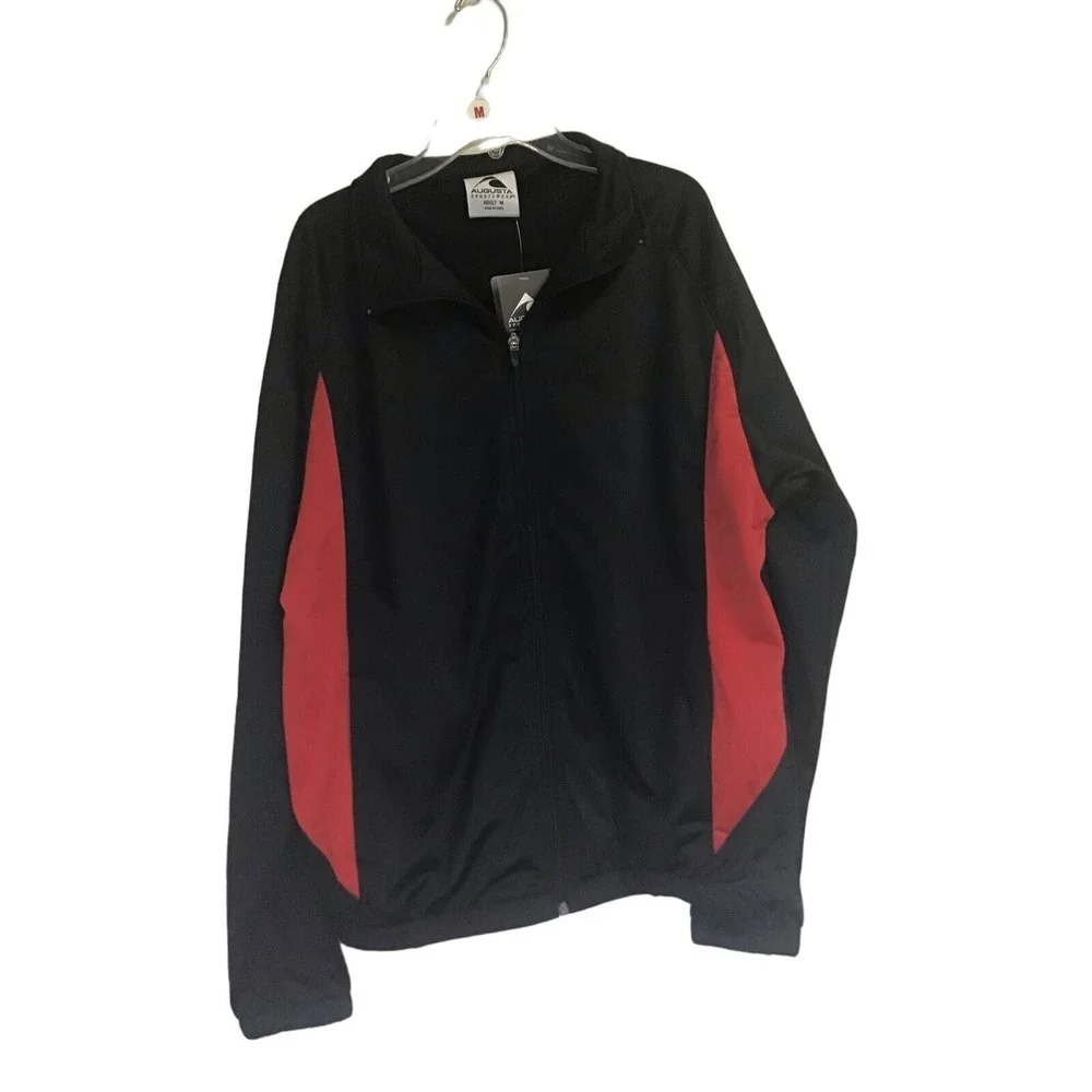 Augusta‎ Sportswear Black and Red Jacket Adult Medium NWT